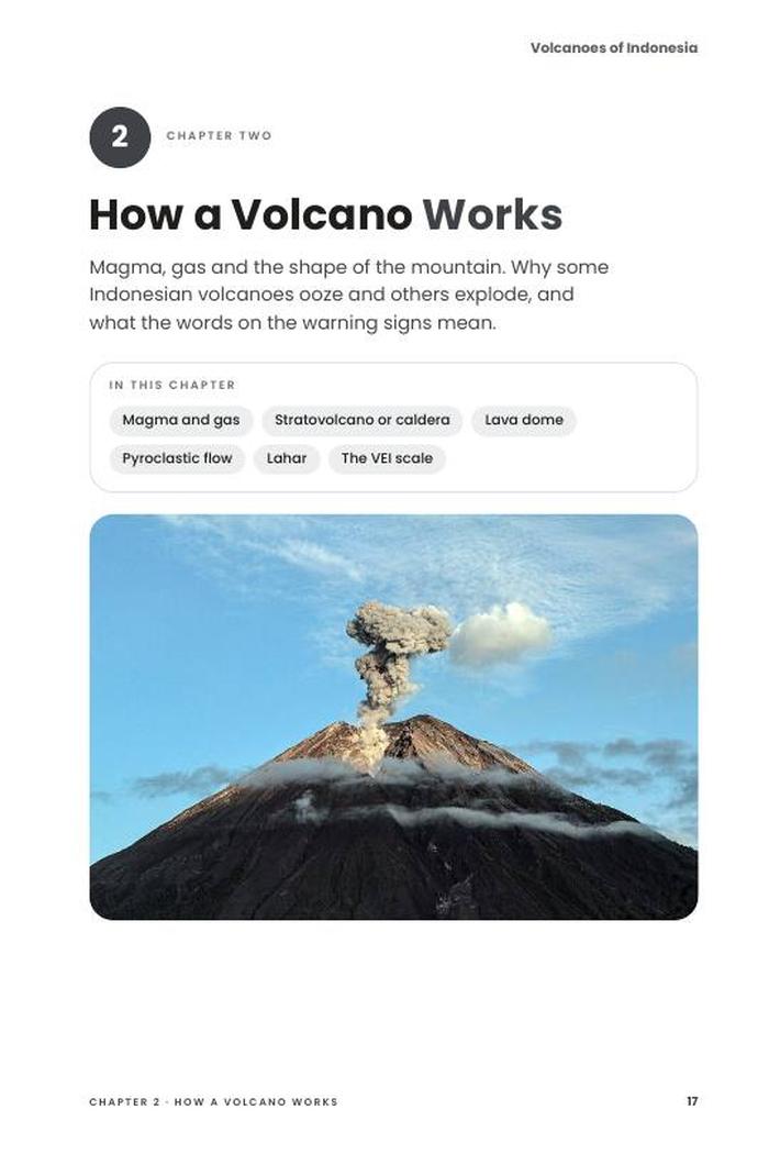 Preview page 17 of Volcanoes of Indonesia
